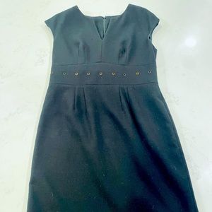 Black business work dress size 6